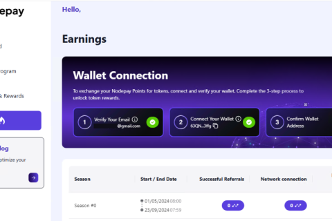 《零成本项目》利用闲置网络资源获取收益 - Nodepay 项目介绍