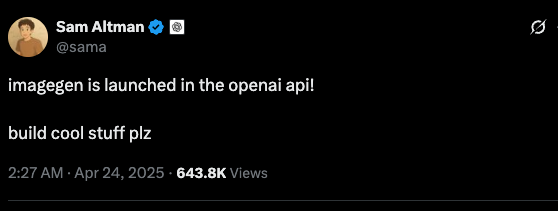 GPT-4o图片生成API全面开放，附OpenAI API购买及获取教程