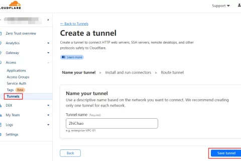 通过 Cloudflare Tunnel 实现内网服务的公网访问