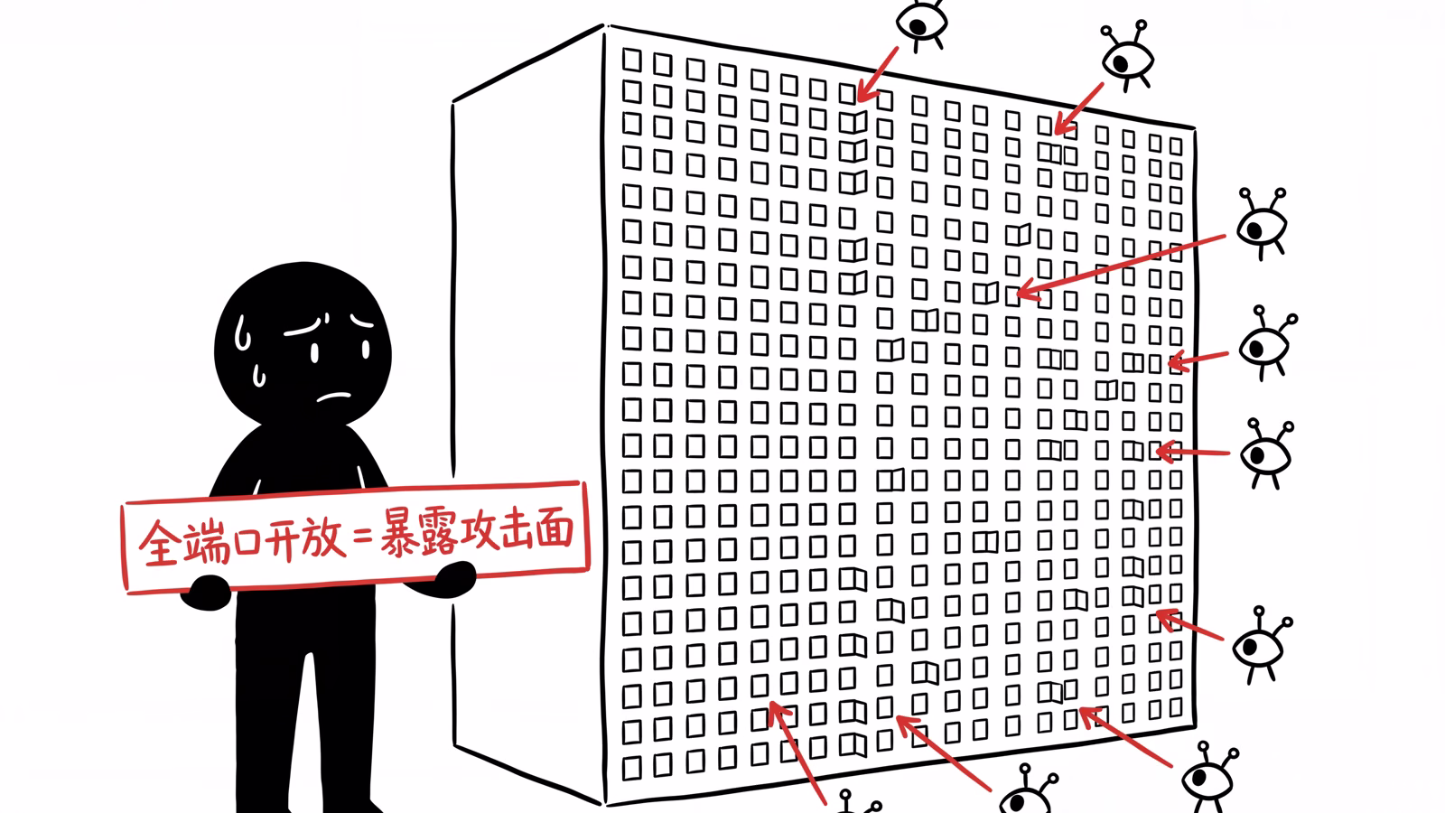 VPS 全端口开放风险:暴露攻击面,被自动化扫描探测